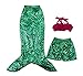 Rush Dance Princess Ariel The Little Mermaid Dress Costume Cosplay Swimwear (5T, Little Mermaid)