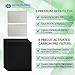 Altec Filters HPA200 HEPA Premium Replacement Filters Compatible With Honeywell Air Purifier, 2 HEPA Filters Plus 4 Activated Carbon Prefilters HRF-R2 HRF-AP1 HPA204 HPA250B Filter R Filter A