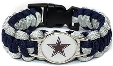 TheCreativeGene NFL Survival Paracord Bracelet (Cowboys)