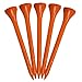 PRIDE GOLF TEE unisex adult 100 Count Bag Golf Tees, Citrus Orange, Count US