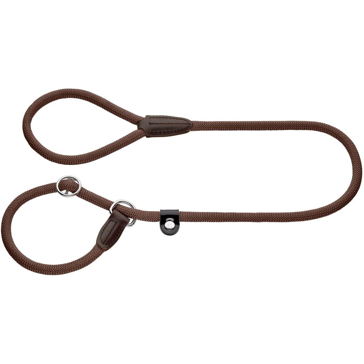 Hunter Freestyle Retriever Leash, 8 mm Diameter x 120 cm Length, Brown
