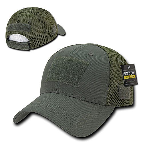 Rapid Dominance Low Crown Air Mesh Tactical Cap With Loop Patch - Olive