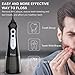 Ovonni Portable Water Flosser Cordless Oral Irrigator Electric USB Rechargeable Dental Care with 3 Modes and 200ML Water Tank IPX7 Waterproof Teeth Cleaner with 6 Jet Tips Replacement