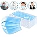 50 pcs Disposable Face Mask Safety Mask Dust for Medical Dental Salon & Personal Health, 3-Ply Ear Loop