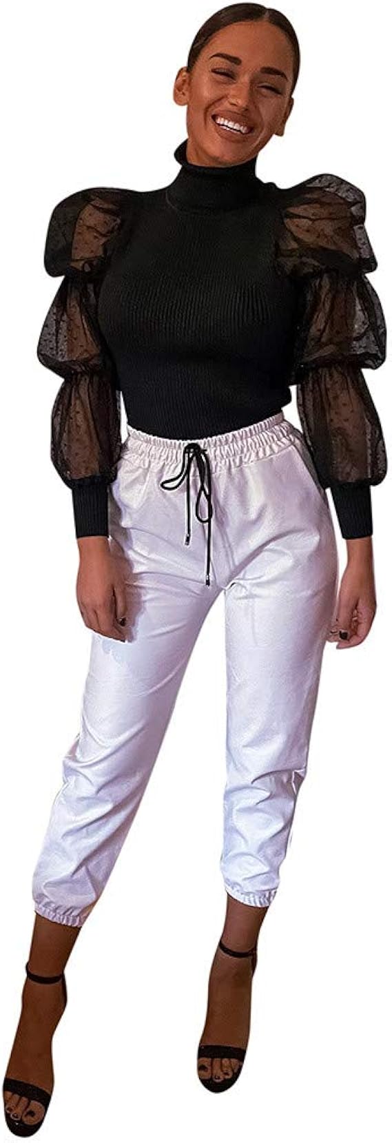 Amazon Co Jp ブラウス レディーストップスhodarey ゆったり 無地 シャツセクシーメッシュ透け感 インナー長袖 Oネック ランタン袖 水玉柄 ブラウス ビジネスワイシャツ Tシャツカットソー 可愛い オフィス 通勤 Ol カジュアル おしゃれ 大きいサイズ 春 秋 腕時計