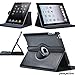 iPad Case,iPad 2/3/4 Case - Toprime 360 Degree Rotating Stand Smart Case Cover for iPad 2nd generation,ipad 3rd generation,ipad 4th generation,Black