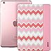 iPad mini/iPad mini 2/iPad mini 3 case, ESR the Beat Series Trifold Flip Smart Cover with [Stand Function][Aesthetic Print][Auto Wake/Sleep] for iPad mini 3/2/1(Pink Chevron)