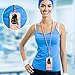 Cell Smartphone Phone Lanyard Strap, Universal Case Cover Holder Lanyard Necklace Wrist Strap With ID Card Slot For iPhone X 8 7 6S 6 Plus Galaxy S7 S6(Veiled Rose)