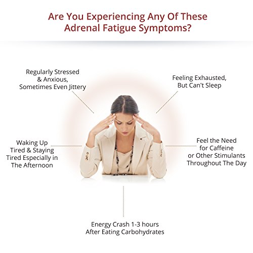 Adrenal Fatigue Support Supplement with Premium Rhodiola Rosea Herb