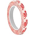 3M 9088 High Performance Acrylic Double Coated Tape, Heavy Duty, Clear, 0.25 in x 5 yds, 1 Roll