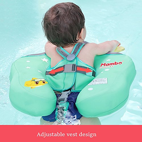 Baby Solid Swimming Float No Need to Inflatable Swimming Ring Safety PVC Children Swim Training Aid for Bathtub Pools Swim Trainer
