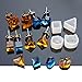 Yalulu 8Pcs Assorted DIY Earrings Silicone Mold Jewelry Pendant Bracelet Resin Casting Mould for DIY Craft Making