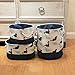 Storage Bin，Cotton Collapsible Organizer Basket for Laundry Hamper,Toy Bins,Gift Baskets, Bedroom, Clothes,Baby Nursery(Dinosaur)