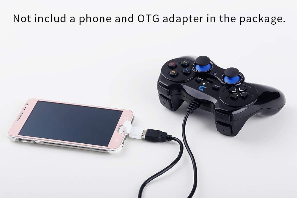 ZD-V+ USB Wired Gaming Controller Gamepad for PC/Laptop Computer(Windows XP/7/8/10) & PS3 & Android & Steam - [Black]: Computers & Accessories