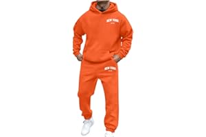 GOSEAGOTOFUN Men Lounge Sweatshirts Athletic Sweatsuits Sets for Men's Jogging Sweatshirts Athletic Sweatsuits Sets 2 Piece