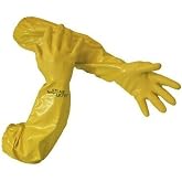 Atlas 772 Nitrile Coated Gloves 26 inch Long Cotton Lined, Chemical Resistant, Water, Pond, Work, Medium