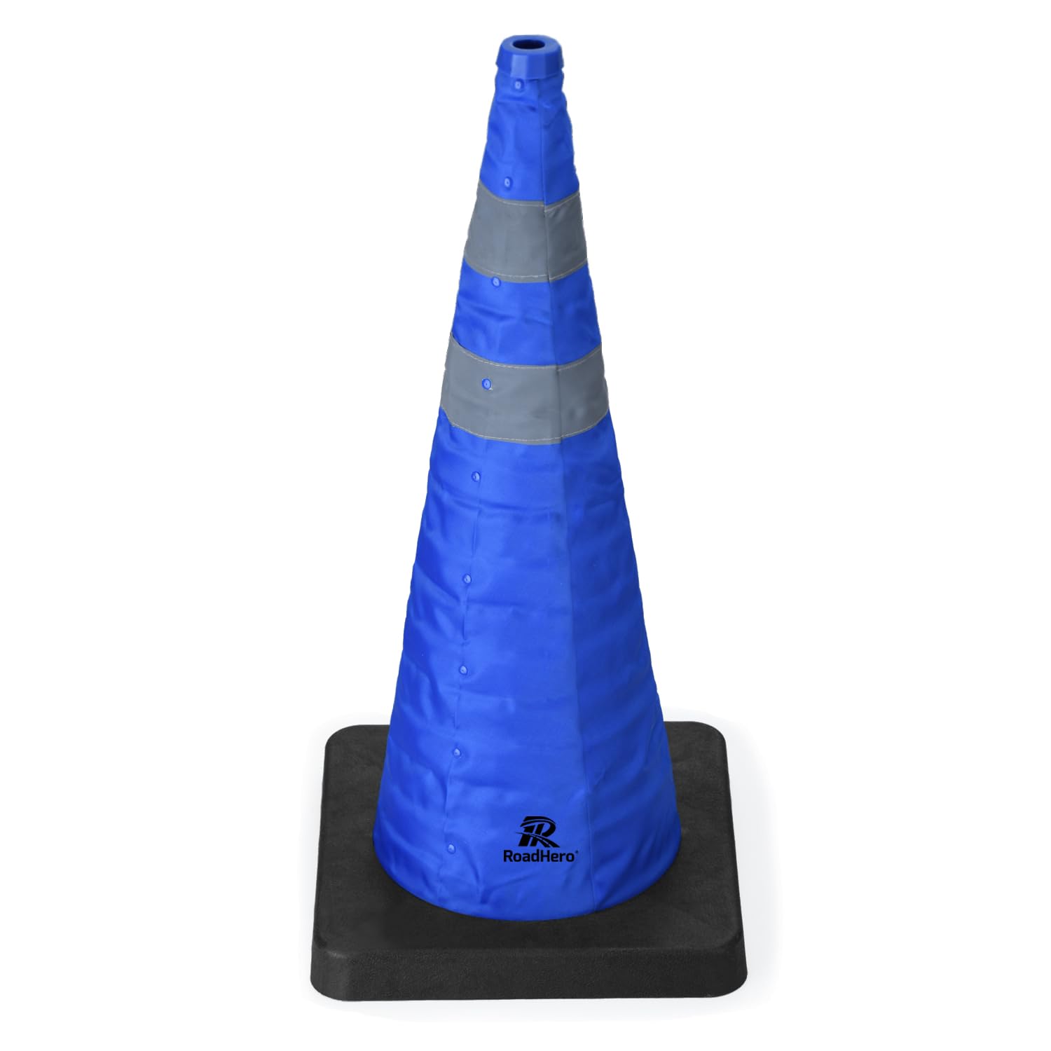 RoadHero 1 Pack 28 Inch Collapsible Traffic Safety Cones with Black ...