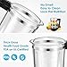 AICOOK Smoothie Blender, Heavy Duty Glass Jar Blender for Fruit, Vegetable and Ice Crush, 48 Oz Large Capacity with 6 Adjustable Function Juice Blender, 700W Powerful Commercial Blender, Black