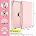 New iPad Pro 10.5 Keyboard Case,iLuen Protective Ultra Slim Shell Folio Stand Auto Sleep/Wake Case with 7 Colors Backlit Wireless Bluetooth Keyboard for 2017 iPad Pro 10.5 Model A1701/A1709(Rose Gold)