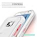 Galaxy S6 Case, rooCASE [PLEXIS IMPAX] Galaxy S6 Clear Back Design [Slim-Fit] Protective Hybrid PC/TPU Case Cover for Samsung Galaxy S6 (2015), Crystal Clear