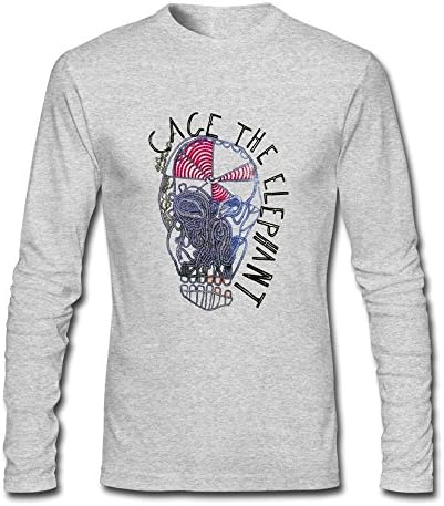 QMY Men's Cage The Elephant Long Sleeve T-shirts Size XL