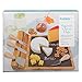 Cheese Board and Knife Set - Wooden Chalkboard Slate Serving Platter w Magnetic Knife Strip - Charcuterie Appetizer Tray for Cheese, Crackers, Meats - Great Housewarming Gift!