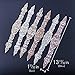 Bridal Applique Rhinestone Trim for Women Dress Belt- Princess Pink