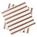 goargin Gold Everyday Paper Napkins 6.5'' 50 Counts 2-Ply Rose Gold Foil Napkins