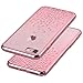 iPhone 7 Case,Comma [Polka Crystal Series] Original Swarovski Element Hard [PC Transparent] Case for iPhone 7(Rose Gold Polka)
