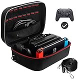 ANNMETER Travel Case for Nintendo Switch, Deluxe