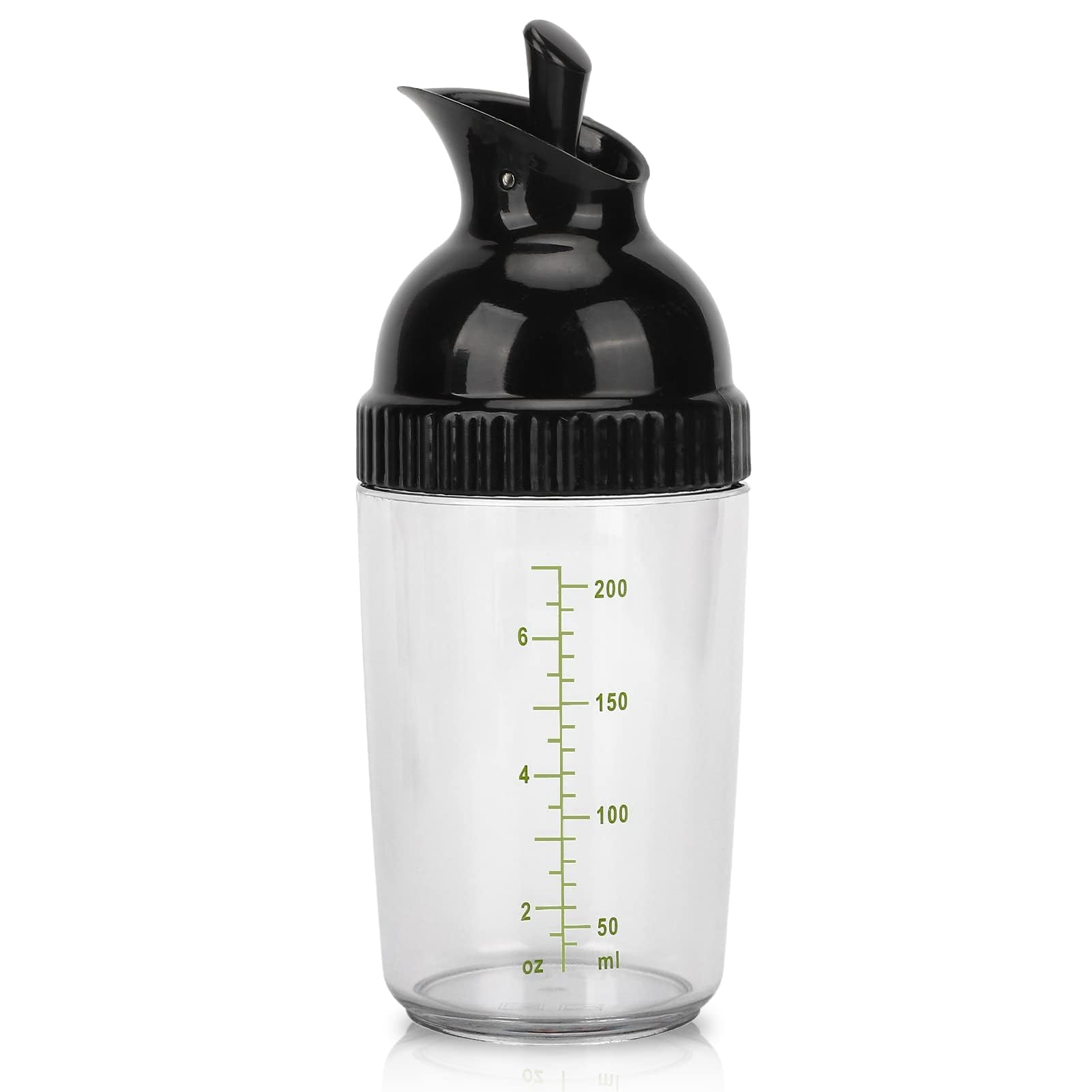 Salad Dressing Bottle 200ml/7.03Oz Salad Dressing Shaker,Salad Dressing Container Sauce Bottle with Pour Spout Dressing Mixer Shaker Bottles Mixer Measure for Serving and Storing Dressings