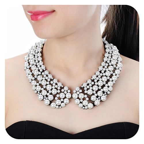 Holylove Statement Necklace for Women Jewelry Fashion Necklace for Wed Holylove 5 Colors Costume Statement Necklace for Nigeria | Ubuy