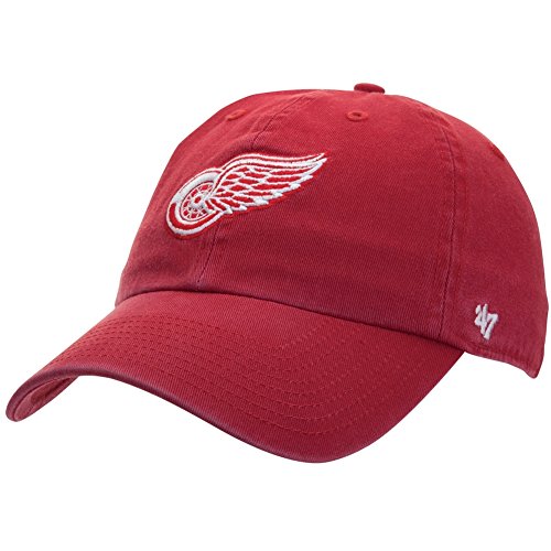 NHL Detroit Red Wings Clean Up Cap, One Size, Red