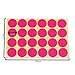LJY 32mm Round Dot Stickers Color Coding Labels, 12 Different Assorted Colors Dot Labels, 24 Sheets