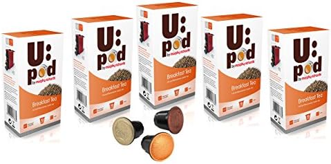 Morphy Richards Nespresso Compatible Tea Pod Tea Capsule Upod Breakfast Tea Pack of 50, 179130