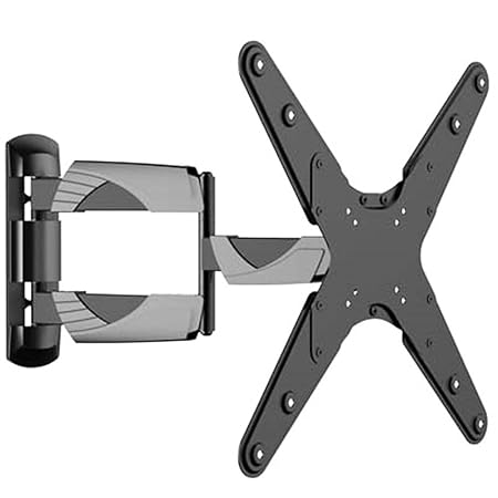 Systafex® Premium Wandhalterung TV Wandhalter Schwenkbar Neigbar Klappbar Monitorhalterungen Flatscreen TFT Wand Halterung Fe