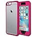 Amzer Full Body Hybrid Case with Built-In Screen Protector for iPhone 6 Plus/6s Plus - Retail Packaging - Pink