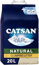 Catsan Natural Clumping Cat Litter 20 L Biodegradable Extra Absorbent view 2