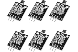 Ransanx KY-003 Hall Effect Sensor Module A3144E Hall Effect Magnetic Sensor DC 3.3V-5V Pressure Sensors 6pcs for Ar duino