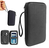 FitSand (TM) Travel Carry Zipper Portable Protective Hard Case Cover Box for Texas Instruments TI-34 MultiView Scientific Calculator