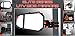 ATV Tek UTVMIR-ES2 Elite UTV One Deluxe Stable Side Mirror with Dual Breakaway and Blindspot Mirror