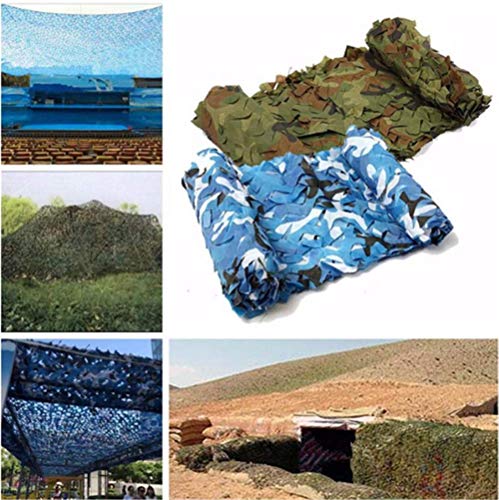 FuriGer Camouflage Netting,Camouflage Net for Camping Military Blind Hide Hunting Shooting Hide Fishing Shelter,Party Decoration on Halloween Christmas,Jungle Sunscreen Net,6.5ftx13ft (2mx4m) - Thumbnail 2