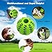 Idepet Dog Toy, Nontoxic Bite Resistant Toy for Pet Dogs Puppy Cat, Dog Pet Food Treat Feeder Chew Tooth Cleaning Exercise Game IQ Training Ball (Green)