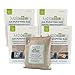 MOSO NATURAL Air Purifying Bag 4 Pack. Bamboo Charcoal Air Freshener, Deodorizer, Odor Eliminator, Odor Absorber For Cars and Closets. 200g Natural Color