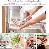 kuou Stainless Steel Nail Brush 2Pcs Hard Bristle Fingernail Clean Brush view 8