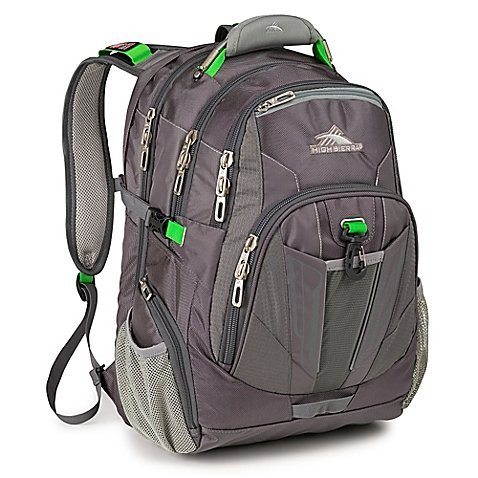 High Sierra Business Laptop Backpack in Charcoal