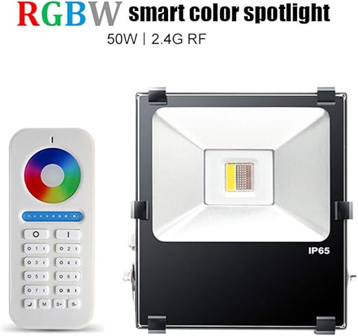 Amazon Co Jp スマートカラーキャストライトカラフルカラーrgbリモートカラーチェンジ Ip65 50w ホーム キッチン