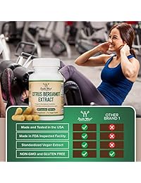 Citrus Bergamot 500 mg (fórmula Bergamonte patentada clínicamente probada) 60 cápsulas