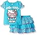 Hello Kitty Baby Girls' Toddler 2 Pc Skirt Set, Capri, 2T