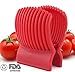 Astra shop Tomato Slicer - Amazingly Accurate Tomato Slicer with Firm Grip System - Safe and Durable ABS Material - Time Saver with Ergonomic Design - Up to 13 Slices - Vibrant Red